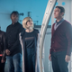 The Doctor and companions in “Kerblam!”